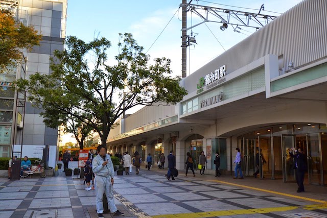 錦糸町駅北口と「テルミナ2」