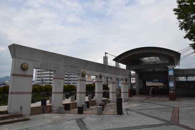 富士駅南口のペデストリアンデッキ